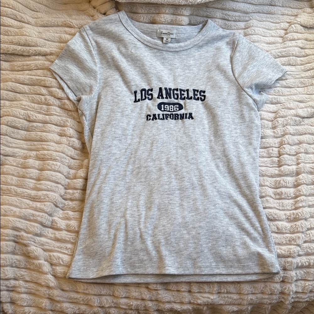Gray Los Angeles Graphic T-Shirt